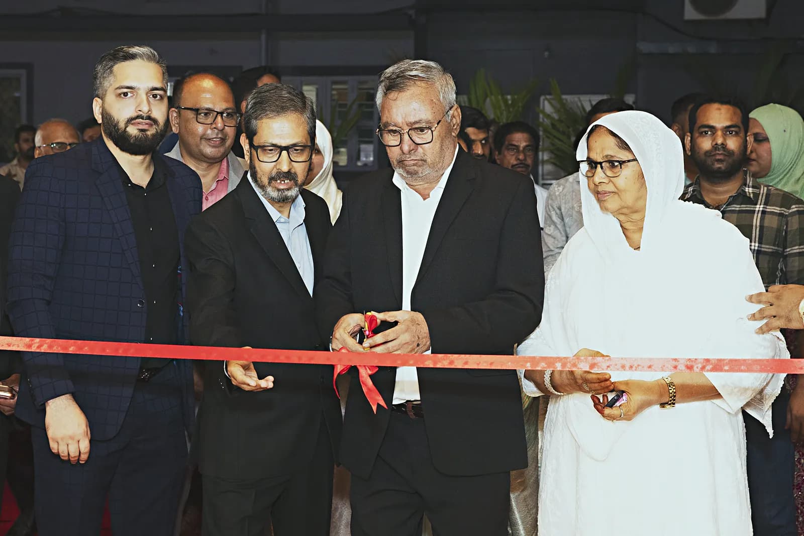 Ribbon-cutting ceremony marking an opening at HiBizz in Colvale, Goa